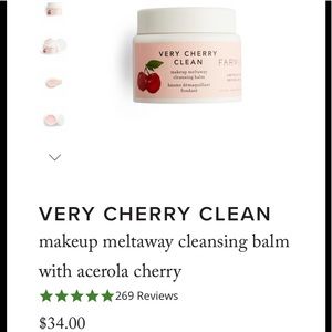 Farmacy Very Cherry Clean Cleansing Balm